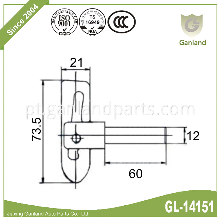 Bolt On Anti Luce GL-14151 